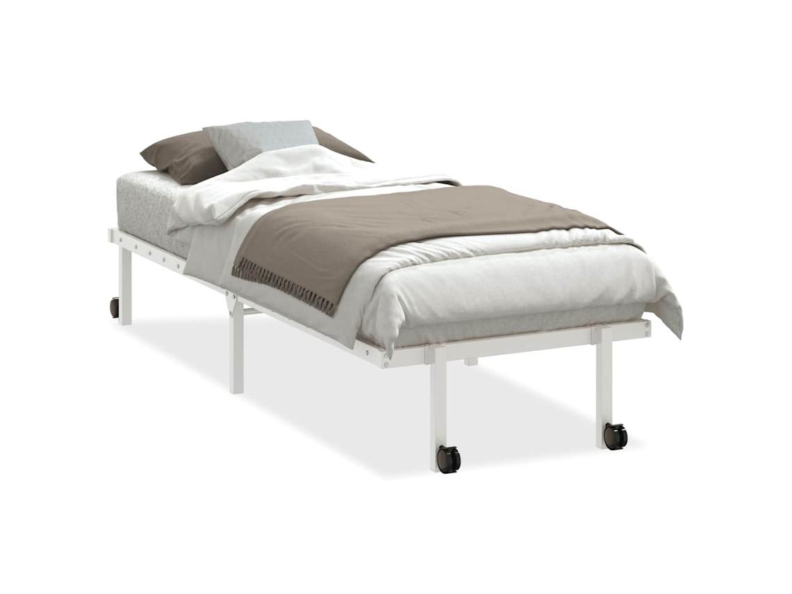 Estrutura de Cama Dobrável Aço Branco MAISON EXCLUSIVE 75x190 cm