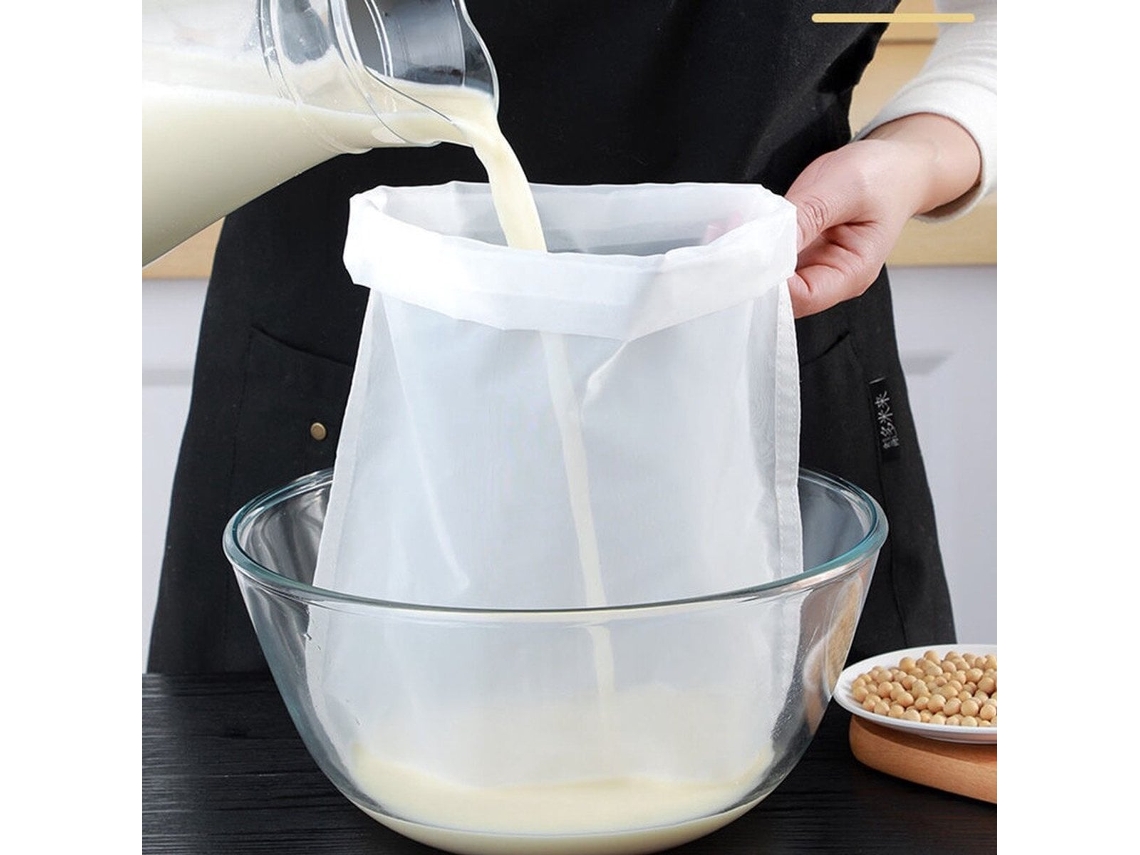 Tecido Filtro Queijo 200 Malhas 30x45cm, para Leite de Nozes ZYBLSSBB