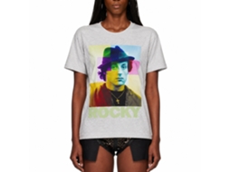 Rockinstone Rocky Movie Colorful Rocks Heather Gray Adult T-shirt Size:xl