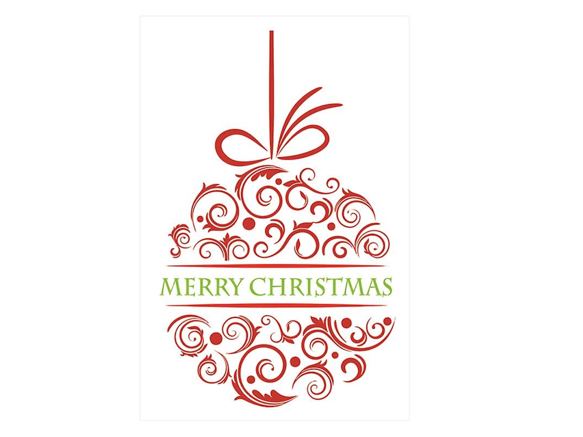 Decalque de Parede de Natal ALLINLESS