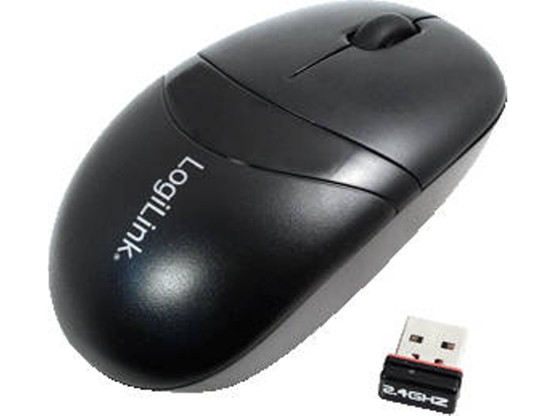 Rato LOGILINK ID0069 (Wireless - Casual - 1000 dpi - Preto)
