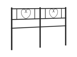 Headboard, Headboards Vidaxl Preto Aço (150 Cm)