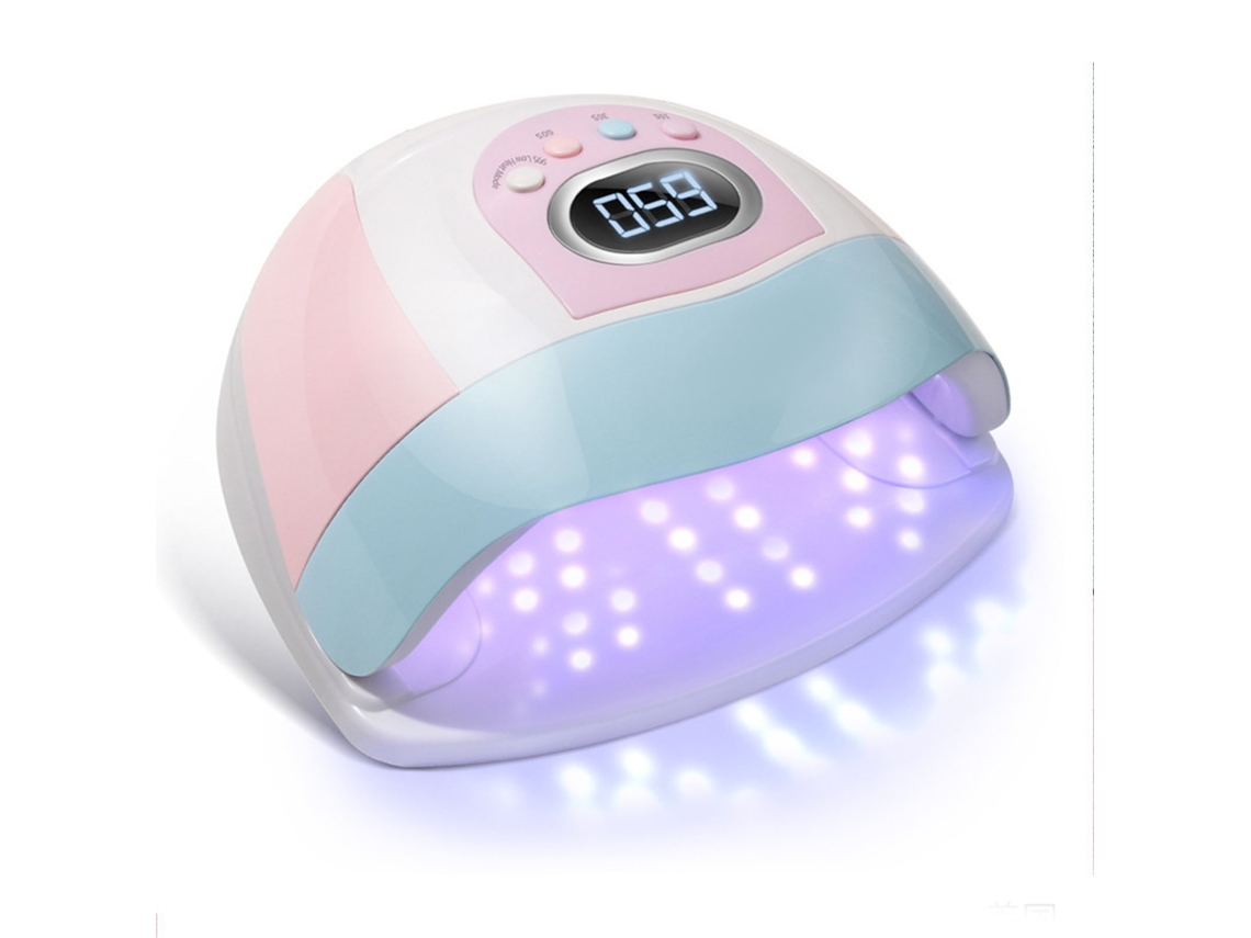 Lâmpada Para Nail Art De 220w, Fonte De Luz Dupla, Temporizador Digital, Manicure, Esmalte De Secagem Rápida, Cola, Luz Slowmoose
