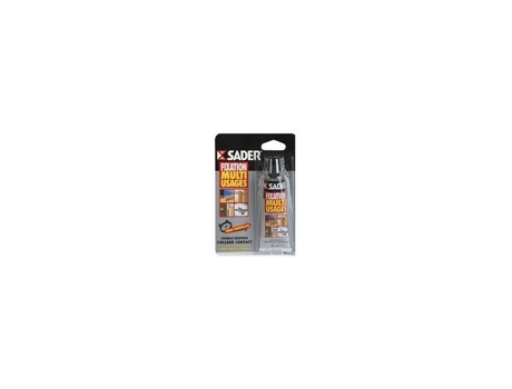 Massa De Fixação Multiuso Sader Neoprene Todas As Superfícies Resiste À Umidade E Ao Calor Tubo De 55 Ml