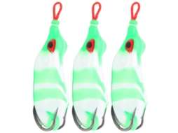 3 Iscas Artificiais Soft para Pesca Kit14