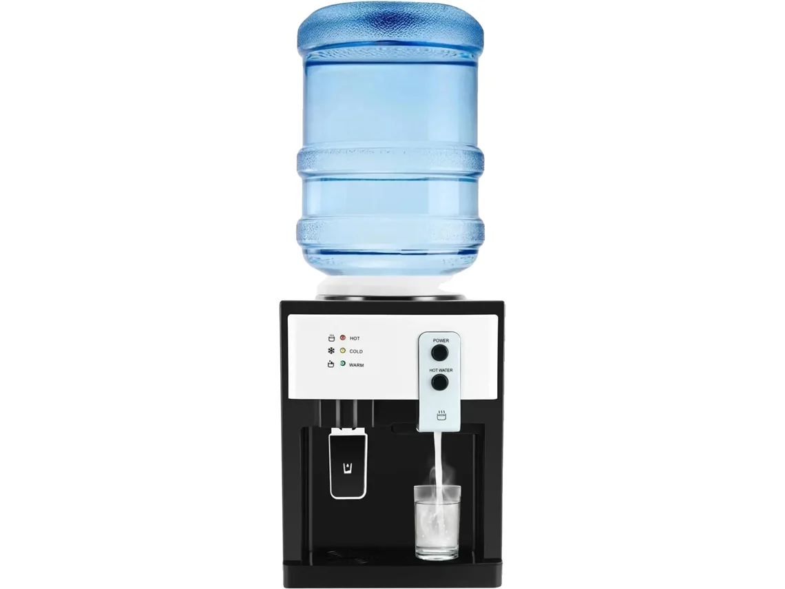 Dispensador De Água, Funções Quente E Fria, Aquecimento E Resfriamento Rápidos, Preto