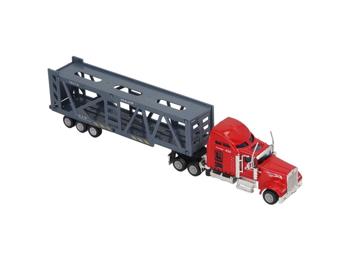 Walshlxq camión de Contenedor Rc 1/65 Modelo de Juguete de Aleación Semi Remolque Interactivo Realista para Niños