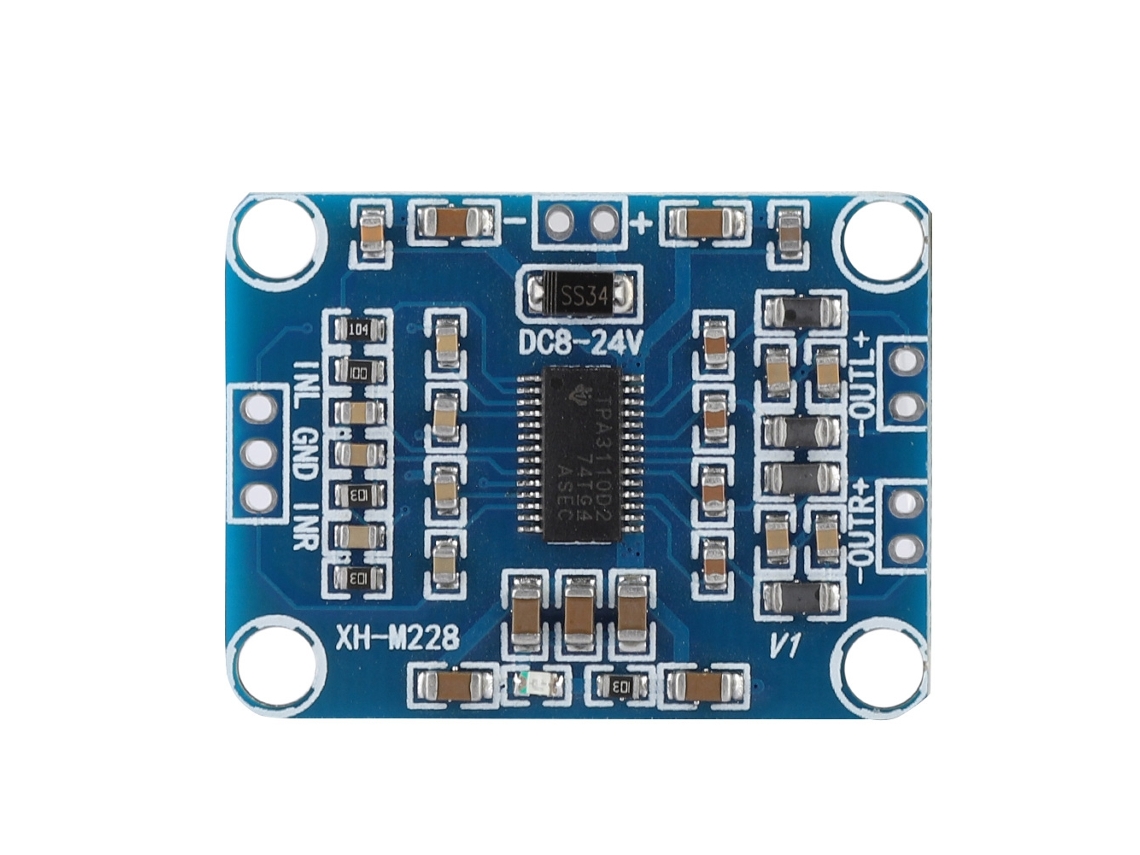 Módulo Amplificador Digital Estéreo Binaural 2x15w