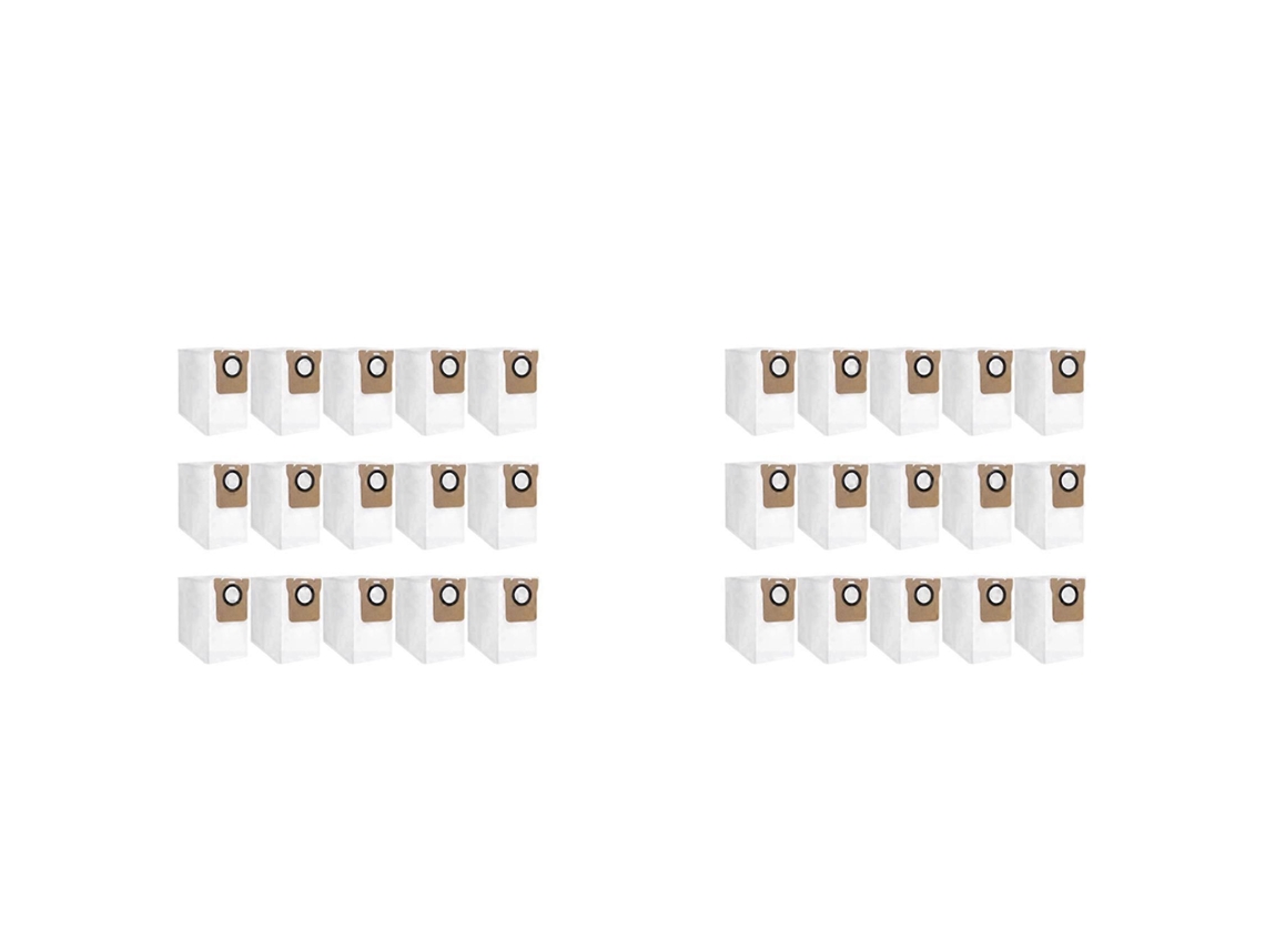 Conjunto De 30 Sacos De Pó De Reposição Para Aspirador De Pó Robô Xiaomi Mi Mop 2 Ultra Stytj05zhm - Peças Para Sacos De Lixo_glo