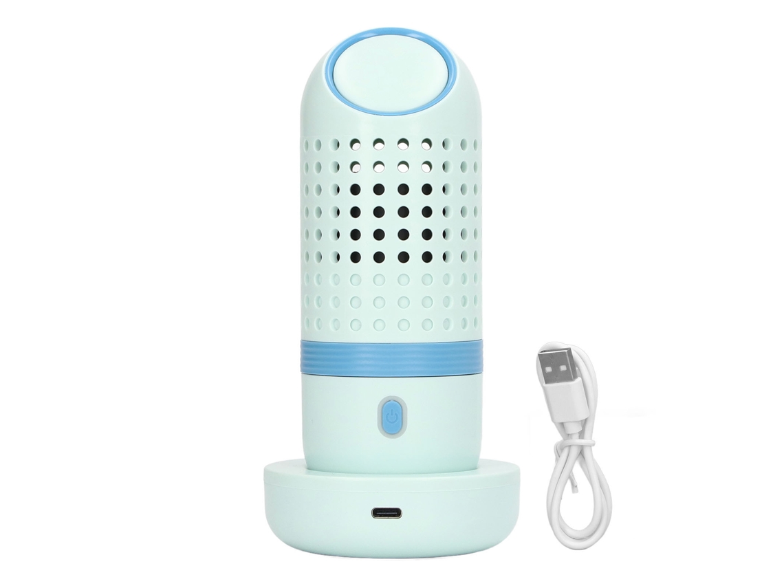 Máquina de Lavar Frutas e Legumes Portátil Usb Recarregável Ipx7 Purificador de Alimentos Azul
