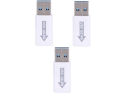 Conjunto de 3 Adaptadores Usb c para Carregadores de Celular Essencial para Carregamento Rápido SFUSHOS