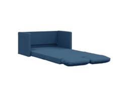 Floor Sofa Bed, Floor Sofa Beds Vidaxl Azul Tecido (112 X 60 X 55 Cm)