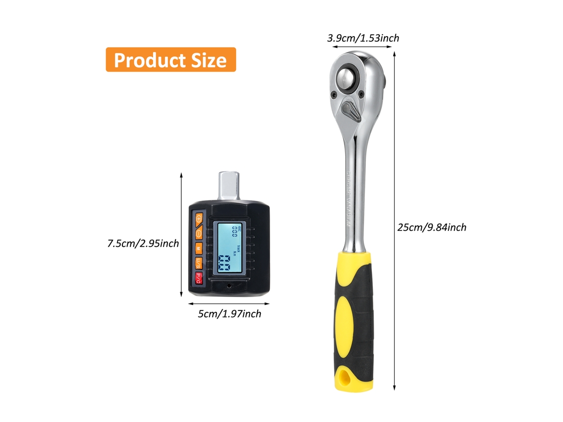 Ent-135 Chave Testador Digital De Torque 1/2