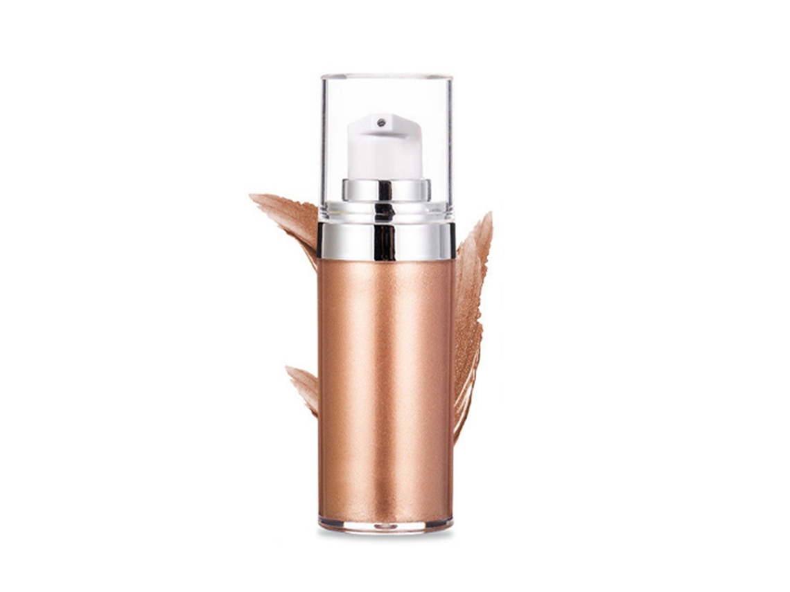 Creme Iluminador Para Rosto E Corpo Com Brilho, Textura Suave E Durável, Ideal Para Maquiagem Diária E Festas