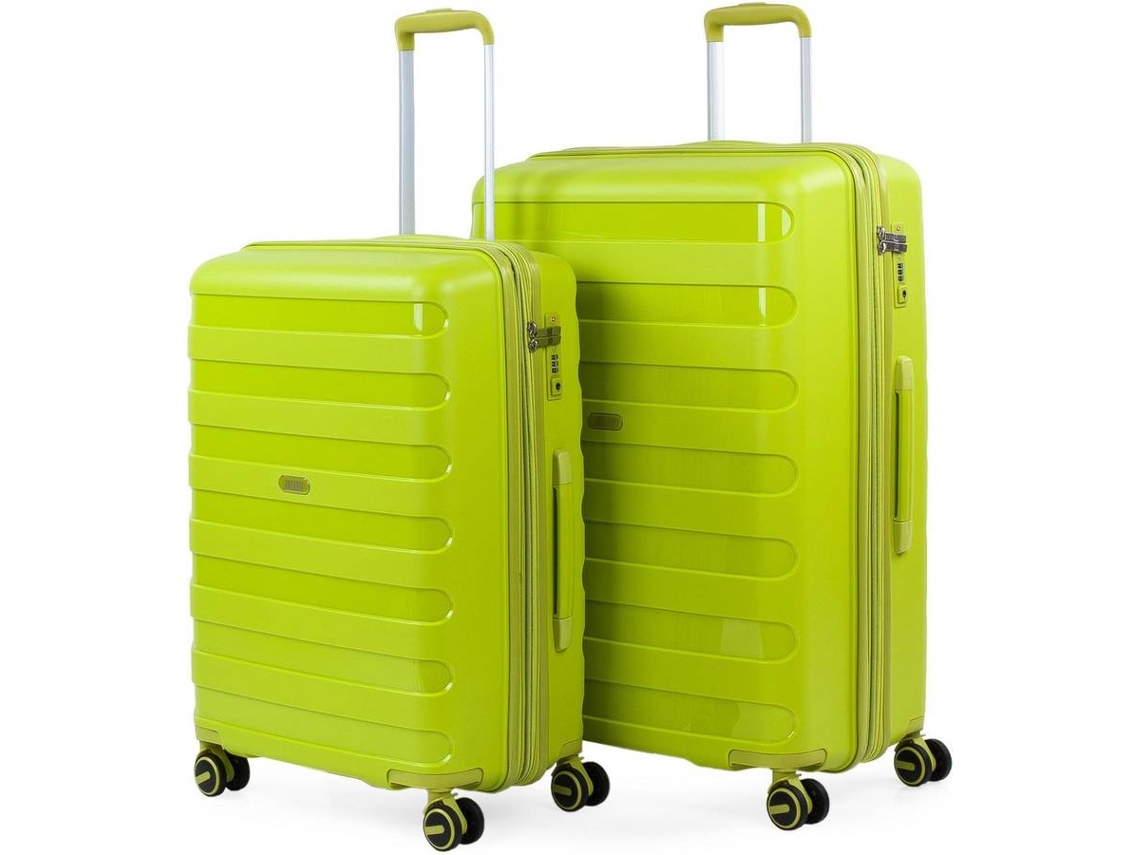 Conjunto de Malas de Viagem JASLEN 161216 Verde (106 L)