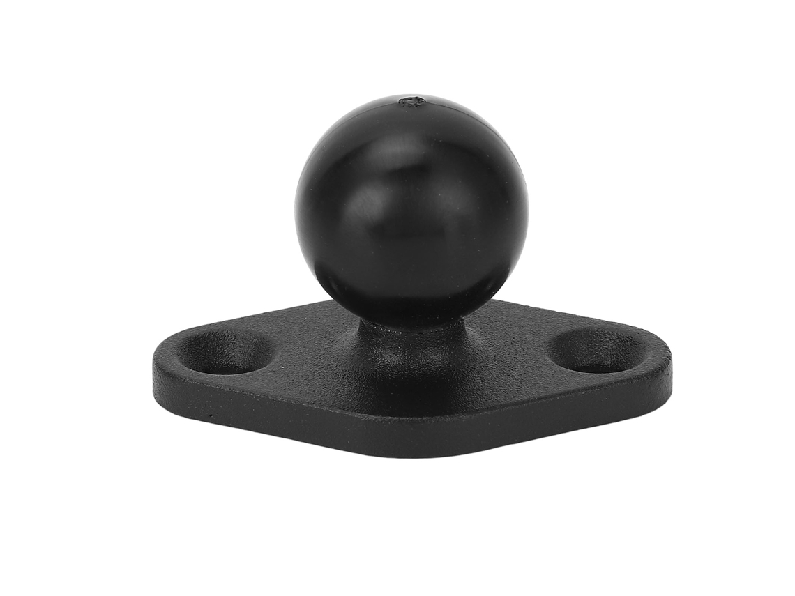 Base De Suporte Com Bola De 1 Polegada Em Liga De Alumínio Com Buracos Amps Para Dispositivos Eletrônicos
