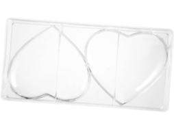 De Chocolate Em Formato De Coração , Molde De Plástico Transparente Para Chocolates Gokoco (1 Unidade)