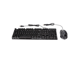 Combo Teclado e Rato Usb LAXISCREED Retroiluminação Colorida