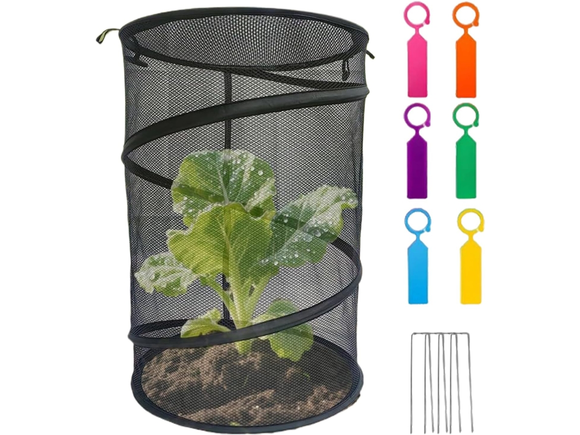 Plant Protectors From Animals Round Reusable Foldable Breathable Mesh