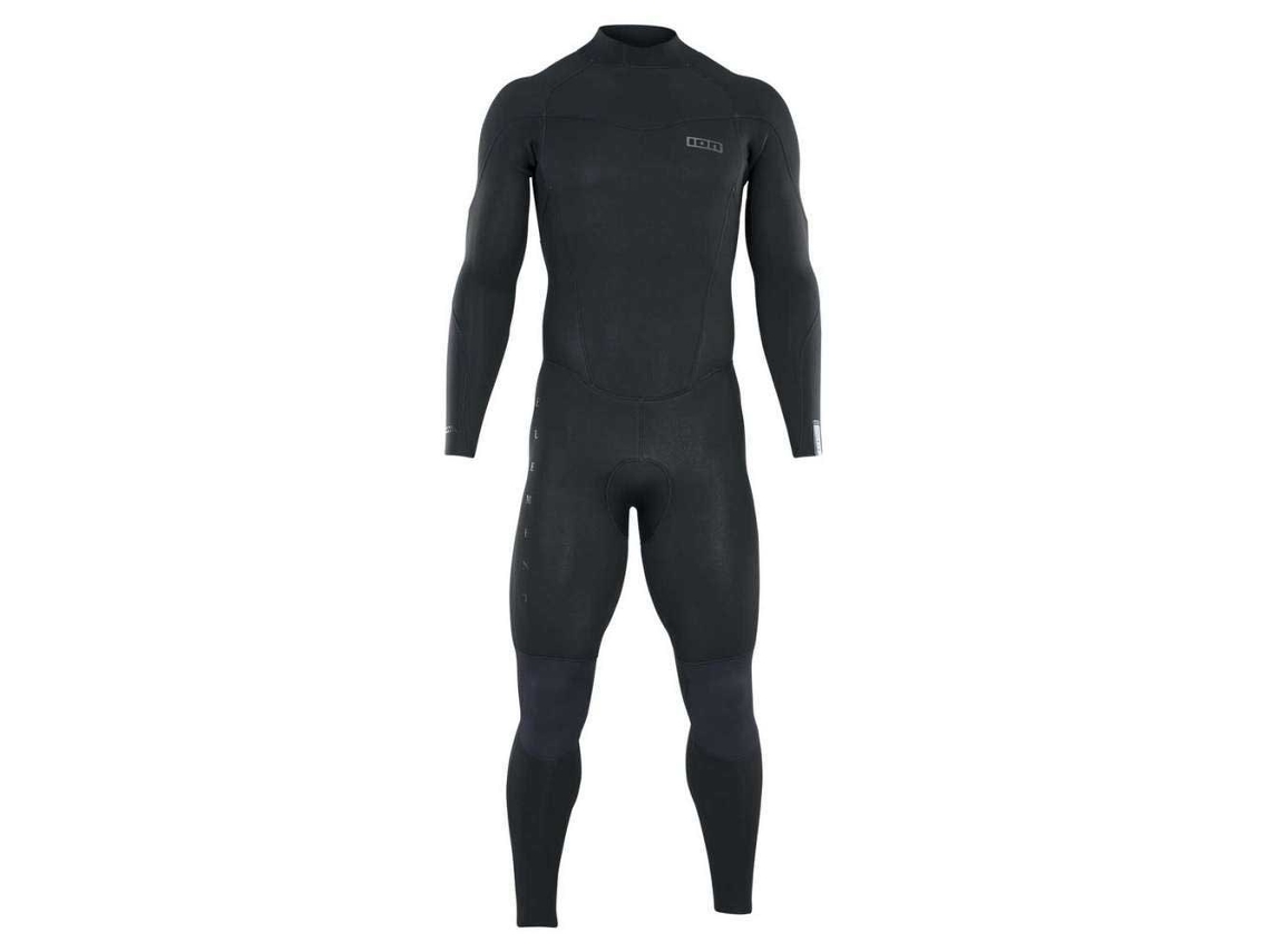 Terno de Neoprene Manga Longa com Zíper Nas Costas Element 4/3 Mm Preto Stion