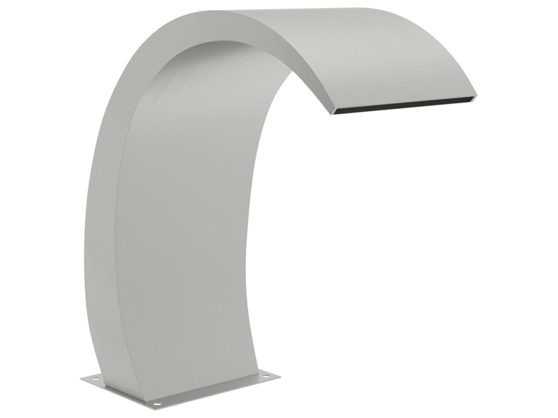 Fonte de piscina VIDAXL Prateado Aço inoxidável (22 x 60 x 70 cm)