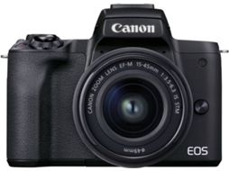 Kit Máquina Fotográfica CANON EOS M50 MII + M15-45 (APS-C)