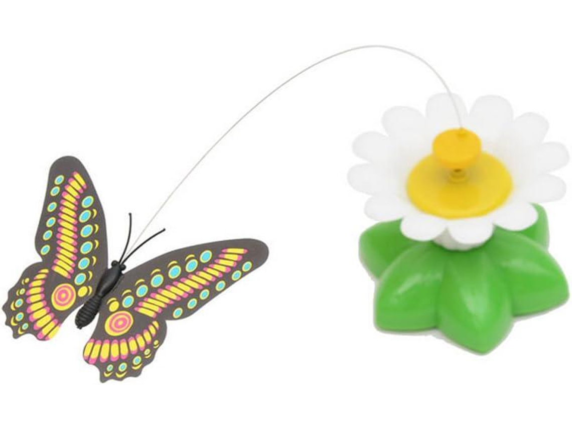 Brinquedo Giratório Automático, Borboleta Voadora E Flores