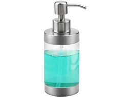 Dispenser De Sabão Em Aço Inoxidável, 350ml Transparente Para Banheiro, Hotel, Escritório