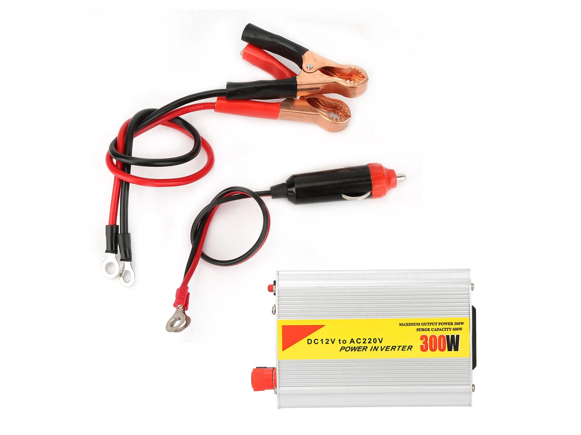 Conversor CC para CA Inversor de Onda Senoidal 300w com USB