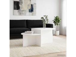 Vidaxl Mesa De Centro Branco 100 X 50 X 40 Cm Derivados De Madeira