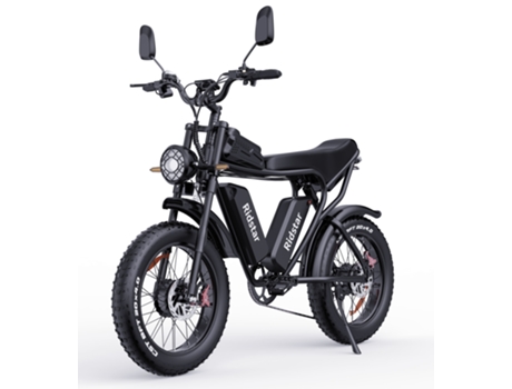 Bicicleta Elétrica 2000w 52v 40ah 60kmh Motor Duplo Bateria Dupla Ridstar Hidráulica Travão