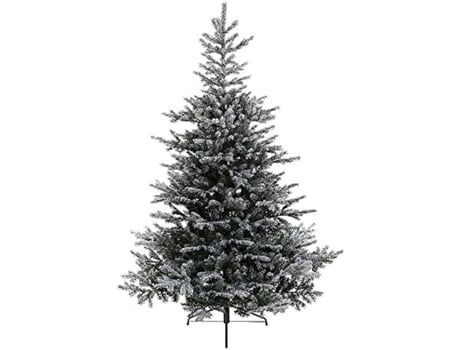 Árvore de Natal pré-decorada KAEMINGK Grandis - 180cm - PVC/PE/Metal - Acabamento fosco e nevado