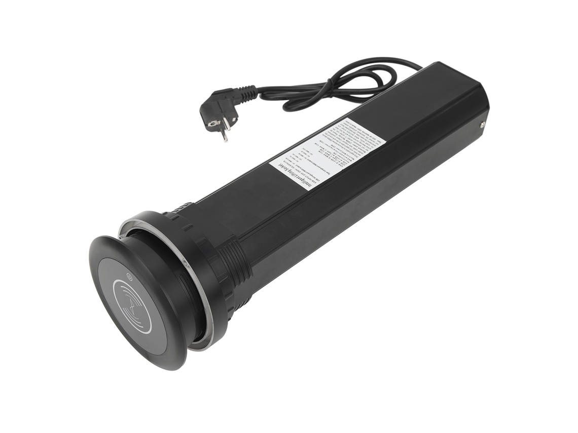 Laxiscreed - Tomada Usb De Mesa Embutida Com Elevação Elétrica Inteligente, Padrão Ue E Funcionamento Retrátil