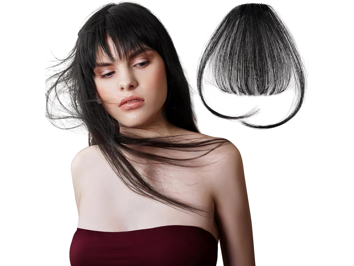 Extensões De Cabelo Pretas Com Presilhas, Grossas, Leves E Fáceis De Aplicar.