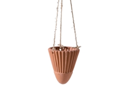 Vaso De Cerâmica Grande Suspenso Com Cordões Laxiscreed Para Flores Secas E Jardins Horizontais