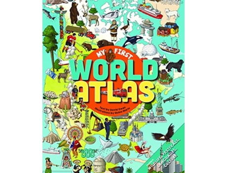 Livro My First World Atlas de David Owen (Inglês - Capa Dura)