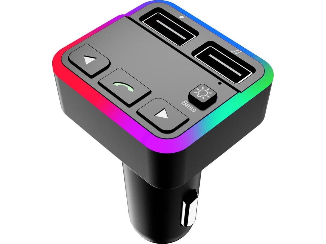 Transmissor FM KUBO (Outlet Grade A - 15.5W - Ubs- A/C - Preto)