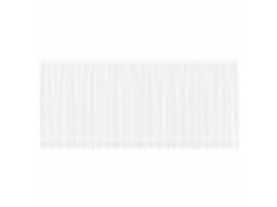 Conjunto 1 Cortina De Renda Vidaxl Branco Poliéster (140 X 600 Cm)