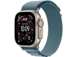 APPLE Watch Ultra 3 GPS + Cellular 49 mm Titânio Natural com Loop Alpine Azul-claro (Tamanho L)