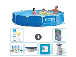 Intex Piscina Com Estrutura Redonda - 366x76 Cm - 7-peças S66