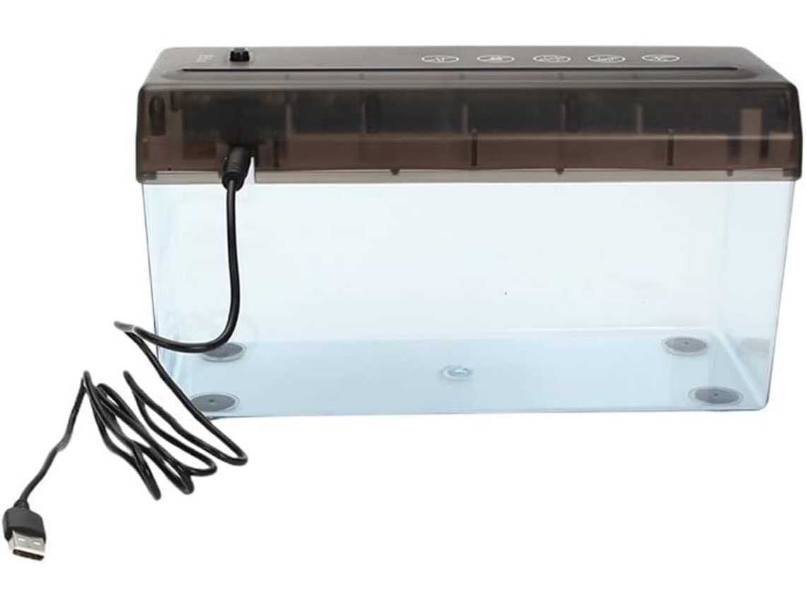 Déchiqueteuse Éléctrica Usb Para Double Usage De Bureau Mini Facture Financière A4 Coupe-papier