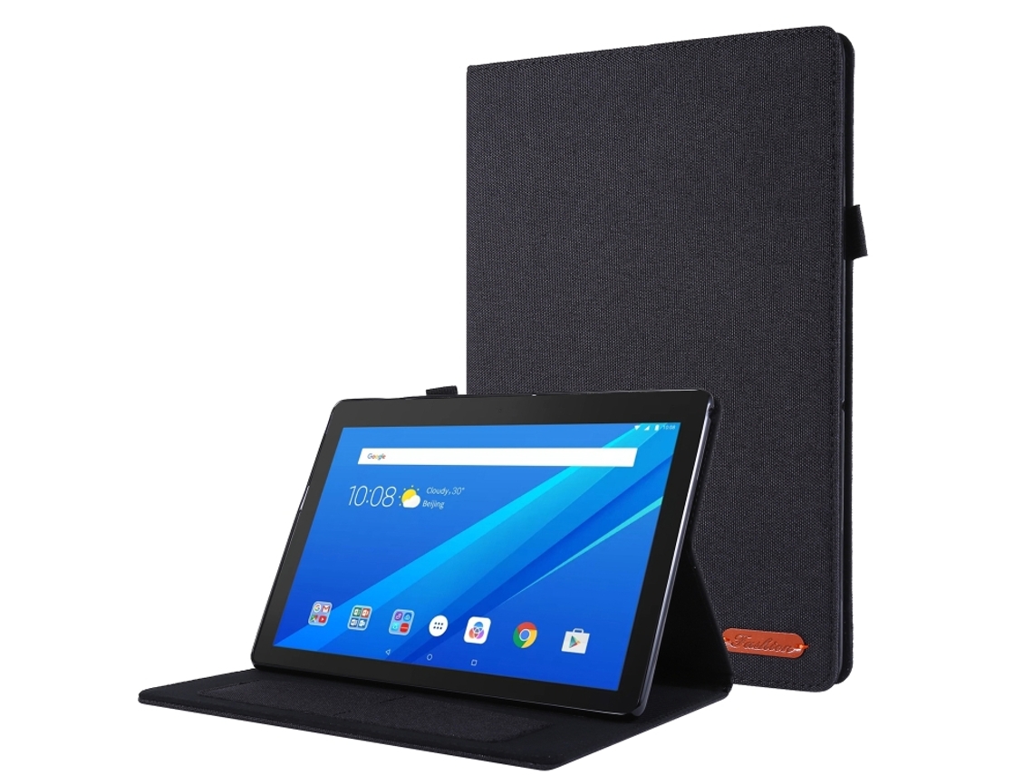 Capa Protetora Plana Halinuia Tpu Com Acabamento Em Tecido, Para Lenovo Tab M10 10.1