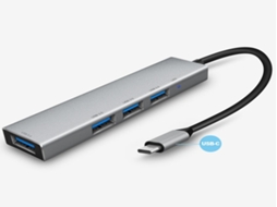 Lurelia Dock Usb-c Com Usb 3.0 Cinza