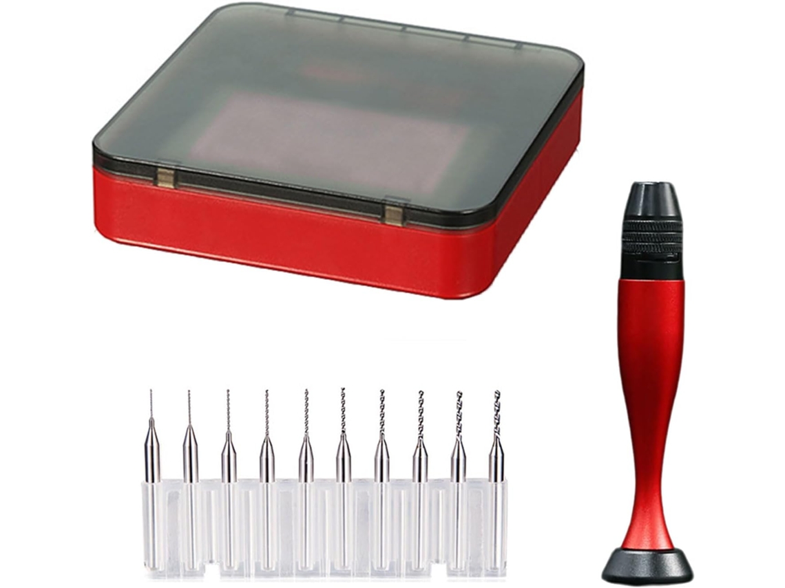 Furadeira Manual Ergonômica Feita De Alumínio Alta Resistência, Adequada Para Brocas 0, 3 A 3