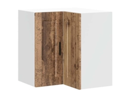Kitchen Wall Corner Cabinet, Kitchen Wall Corner Cabinets Vidaxl Marrom Madeira Processada (n/a)