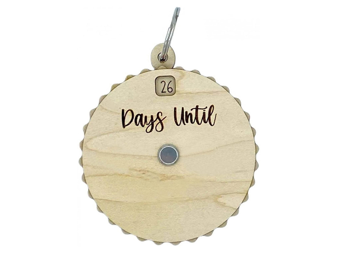 Laxiscreed Calendário De Contagem Decrescente De Natal Com Spinner De 30 Dias