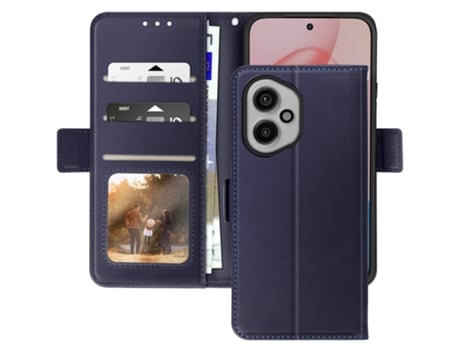Capa Porta-cartões Honor 400 Anti-rfid Azul Escuro