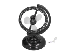 Ventilador USB mini pequeno mesa 90 graus rotação vento forte resistente para escritório casa S/MARCA