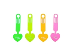 Etiqueta De Mala Em Formato De Coração Para Mala Anti Perda Em Pvc SUNNY SPACES