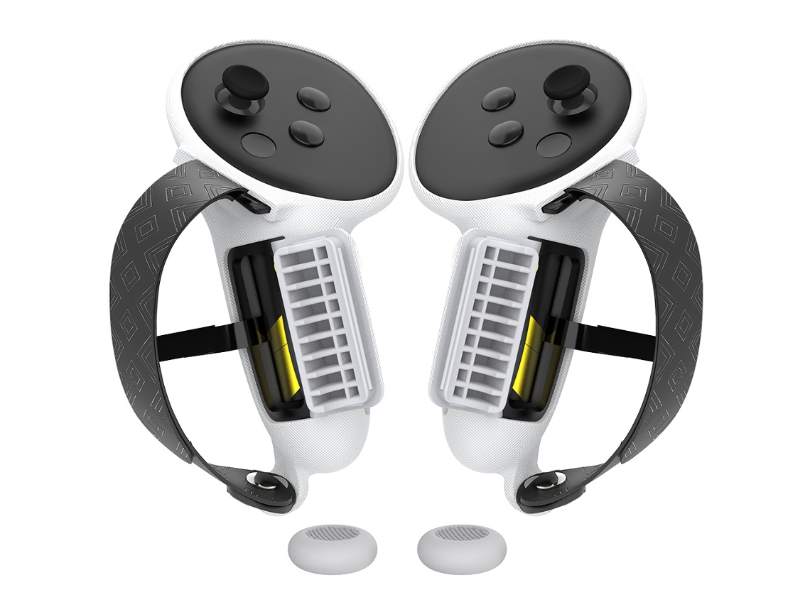 Controlador Capa De Silicone Para Meta Quest 3s/quest3 Digitallab (branco)